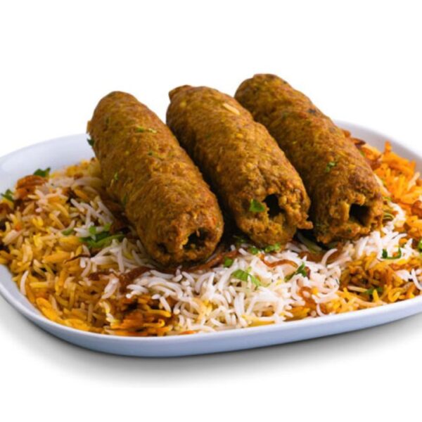 MUTTON SEEKH KABAB BIRYANI